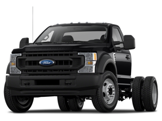 black ford f-450 front left angle view